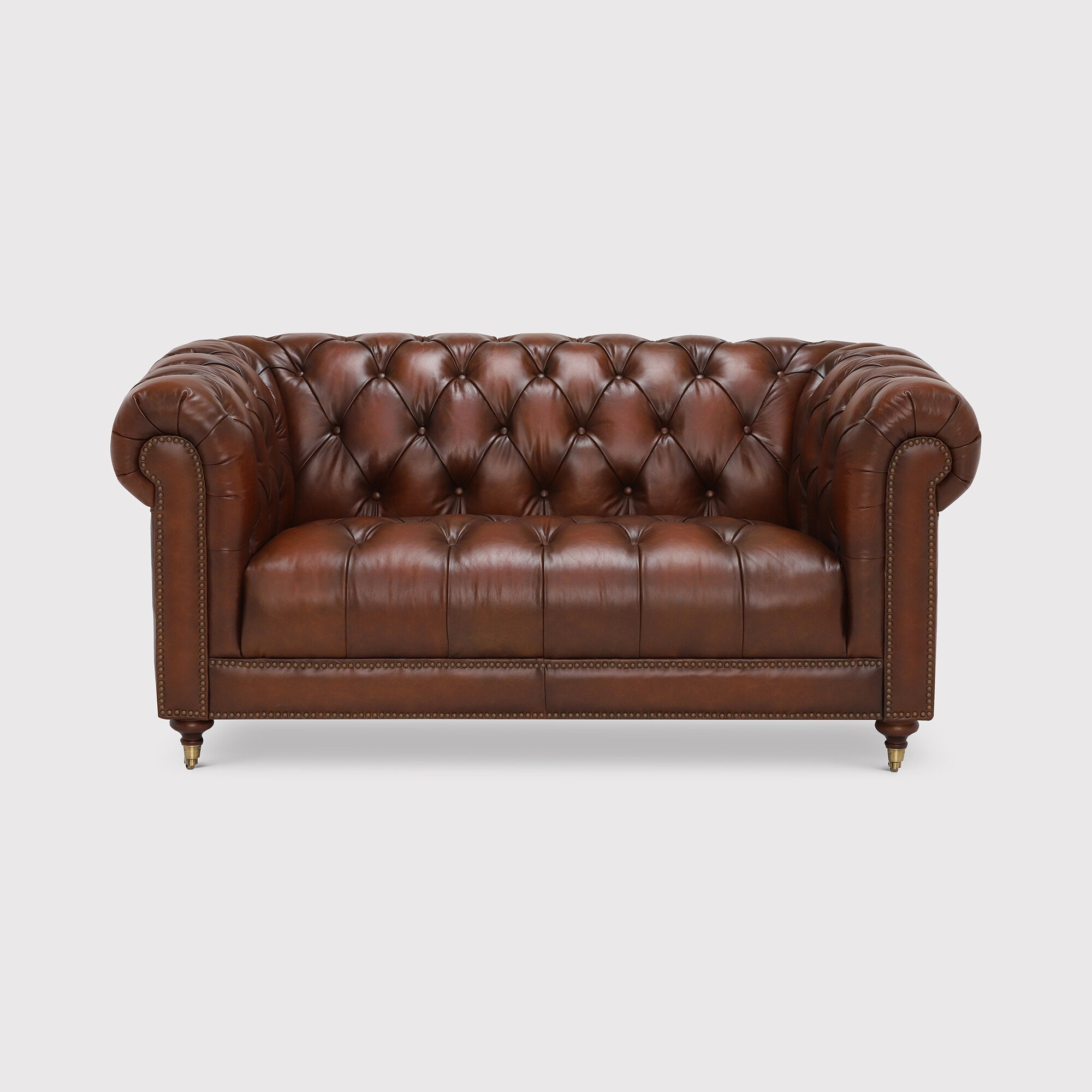 Photo of Ullswater 2 seater leather sofa in brown