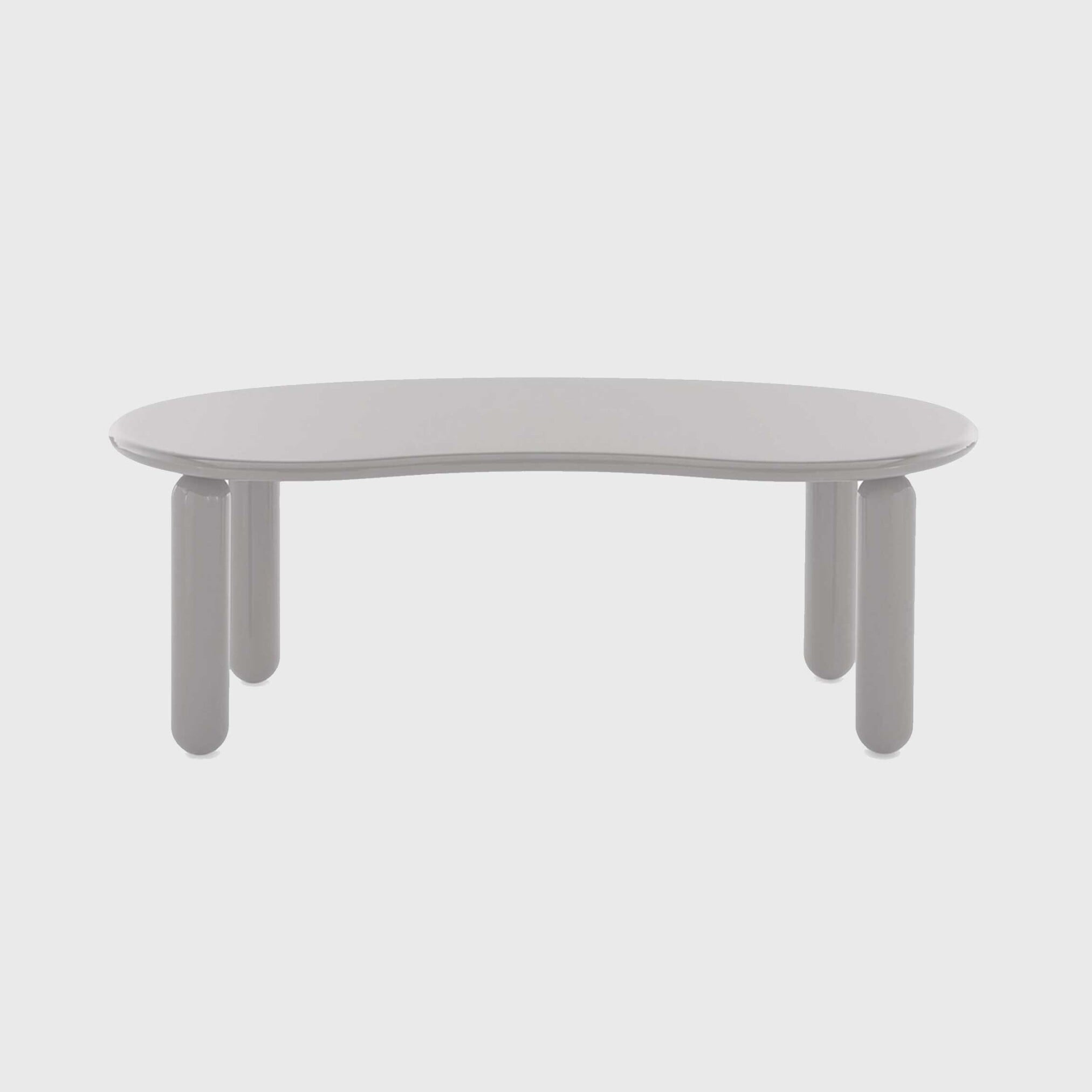 Kartell undique mas side table 119x59x44 grey in round wood