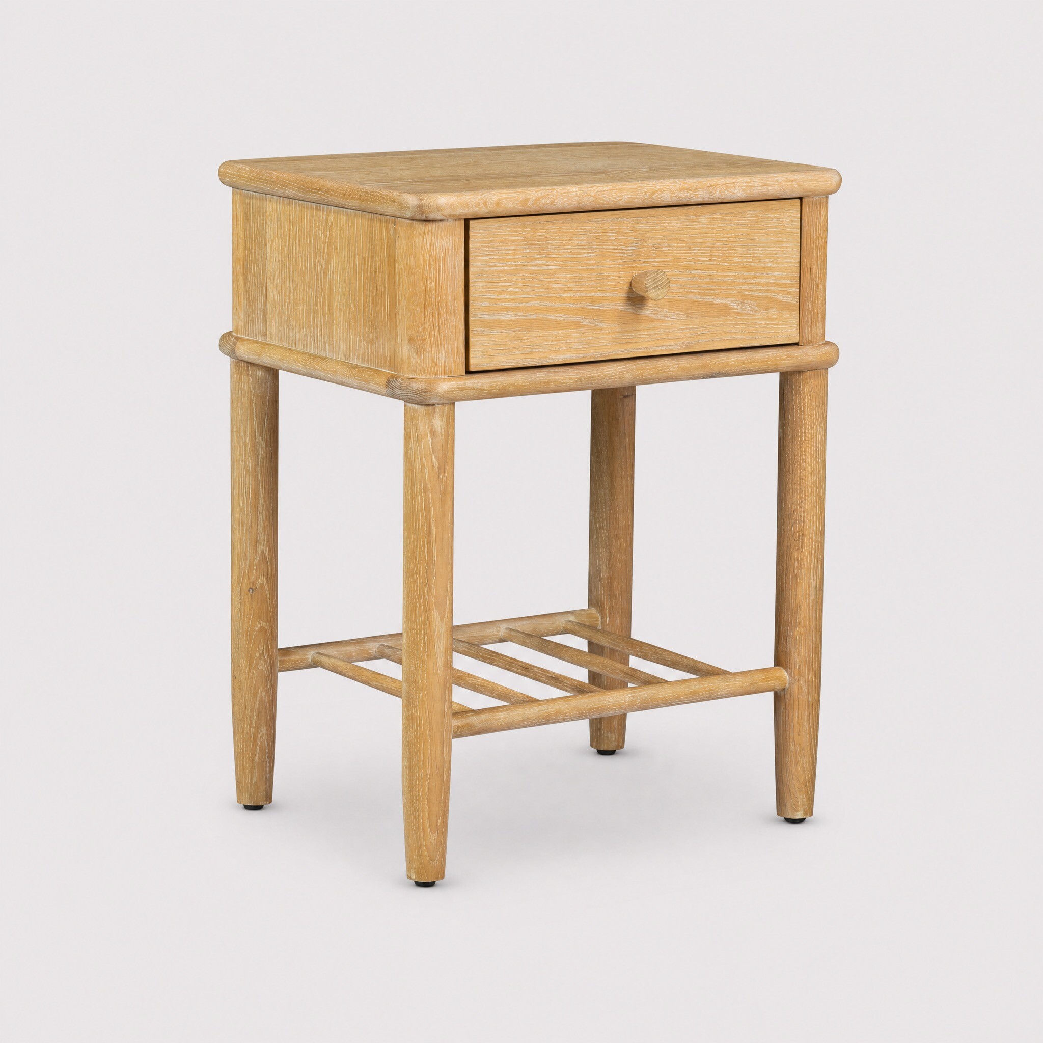 View Valla 1 drawer bedside table oak View Valla 1 drawer bedside table oak