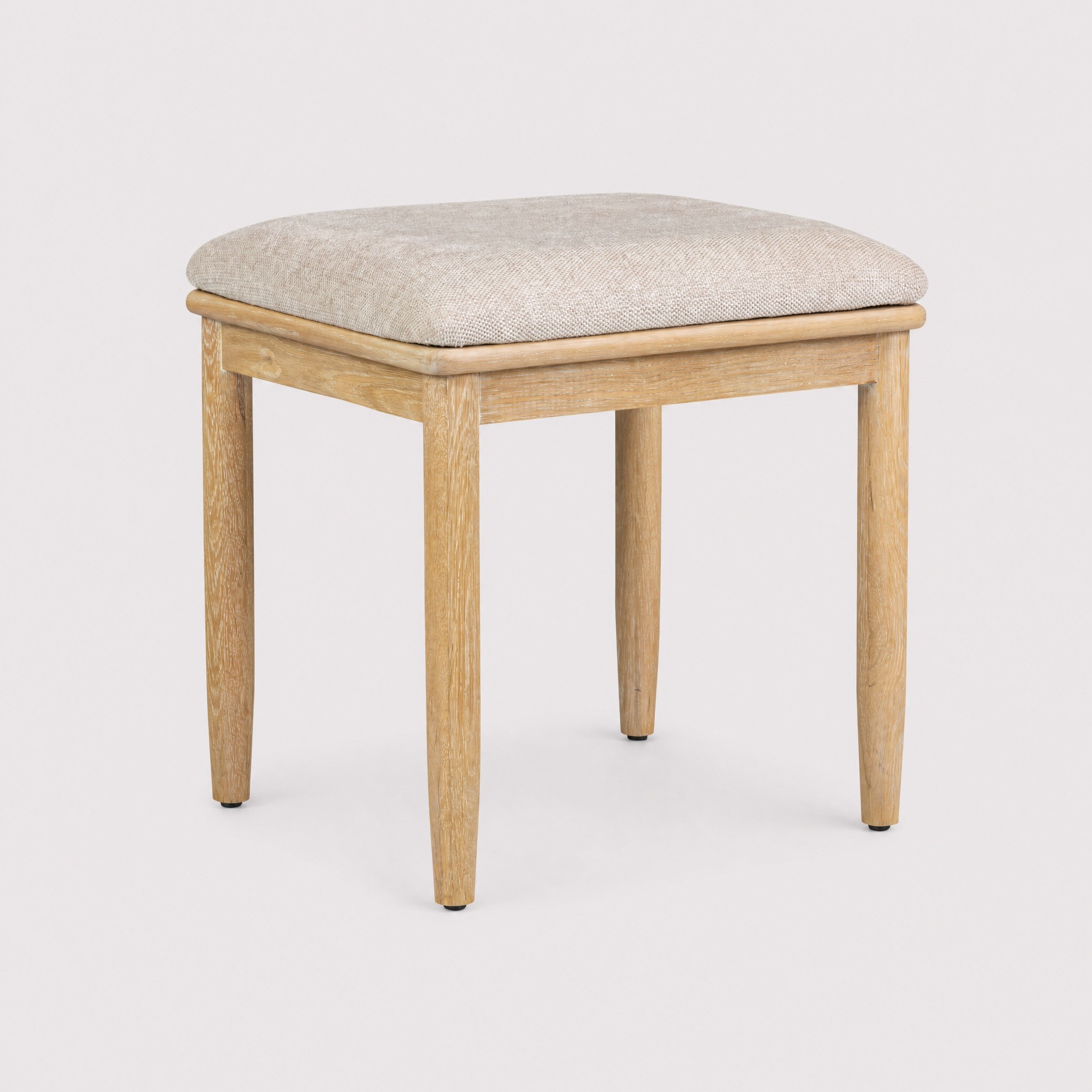 View Valla upholstered stool oak View Valla upholstered stool oak