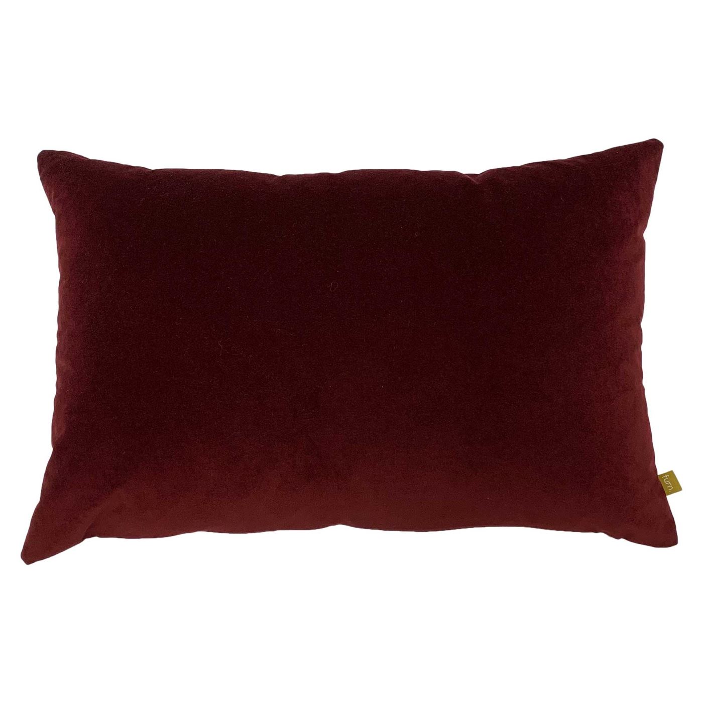 Velvet Maroon Cushion, Square, Red | Barker & Stonehouse