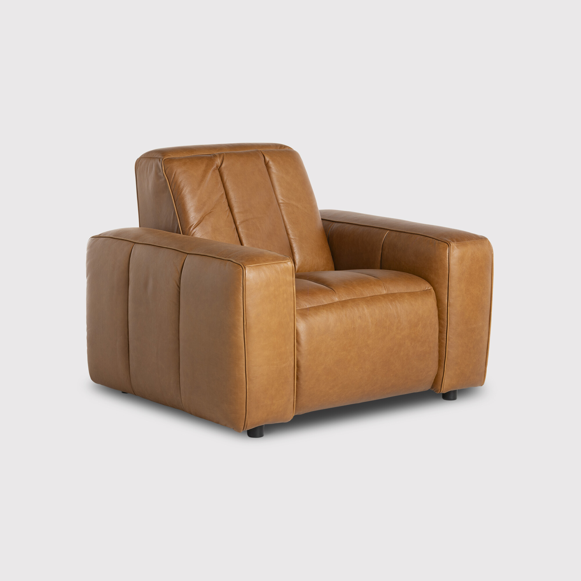 Ventura Recliner Snuggler, Brown | Barker & Stonehouse