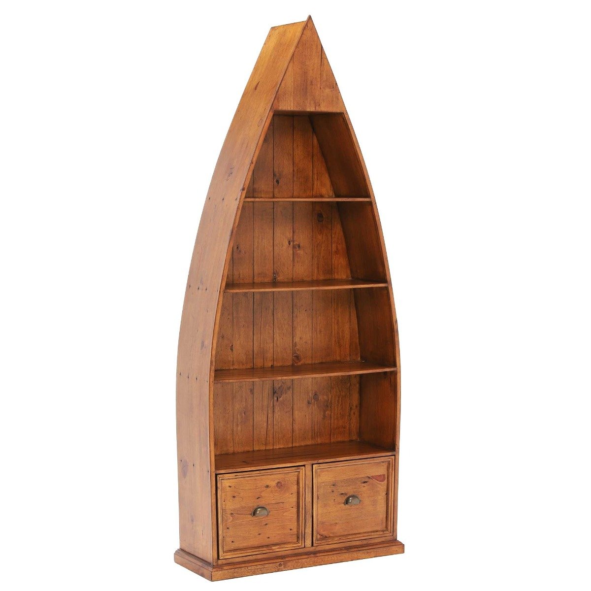 Villiers Boat Bookcase, Brown | Barker & Stonehouse