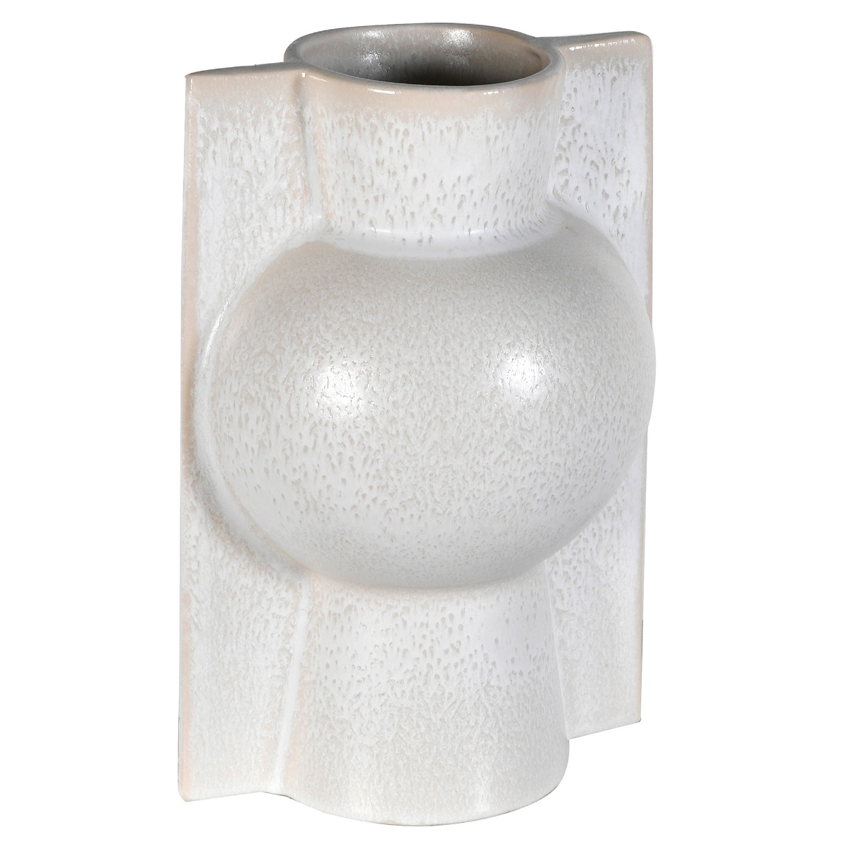 White Bulb Vase Ceramic | Barker & Stonehouse
