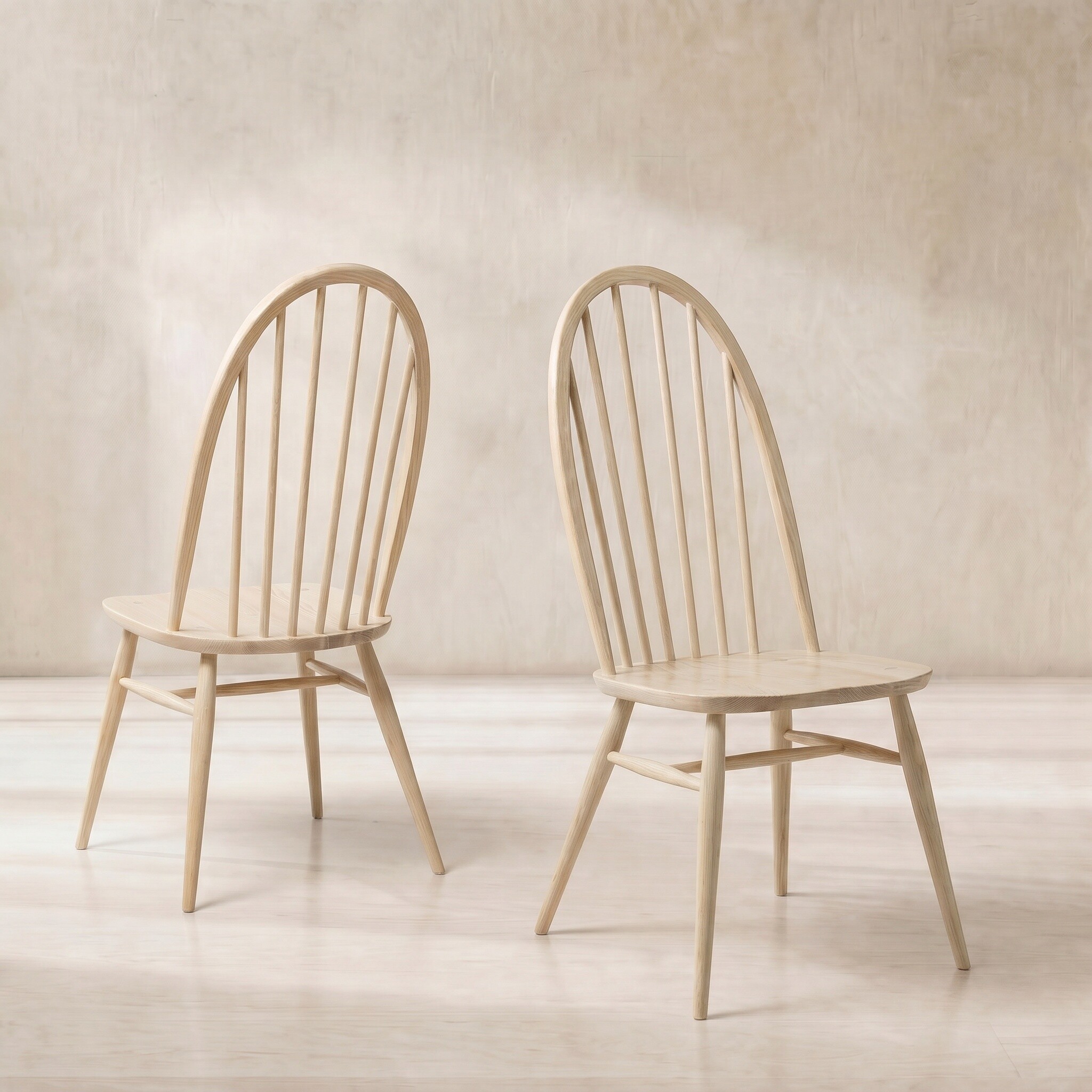 Ercol quaker dining chair in ash wood