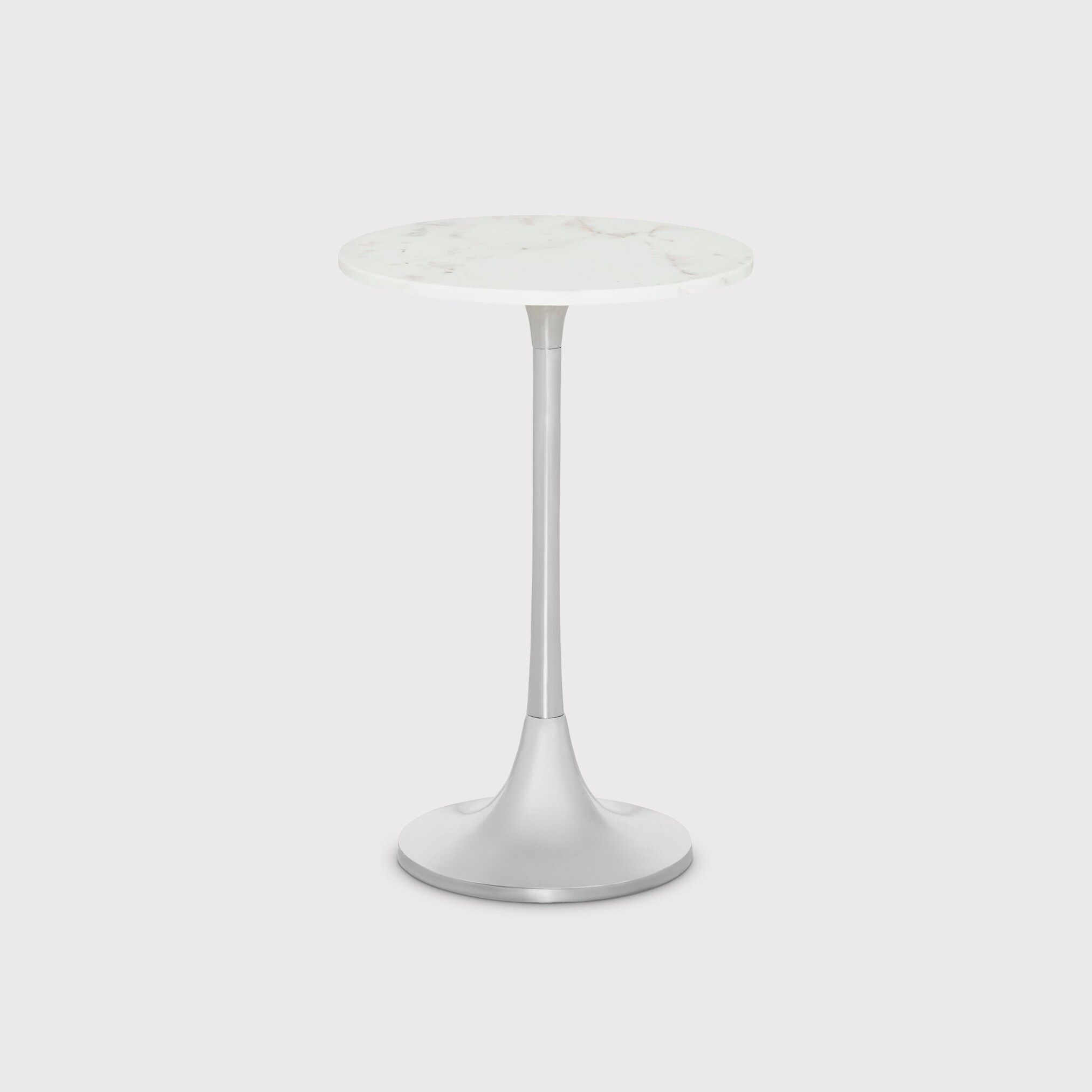 View White marble side table View White marble side table