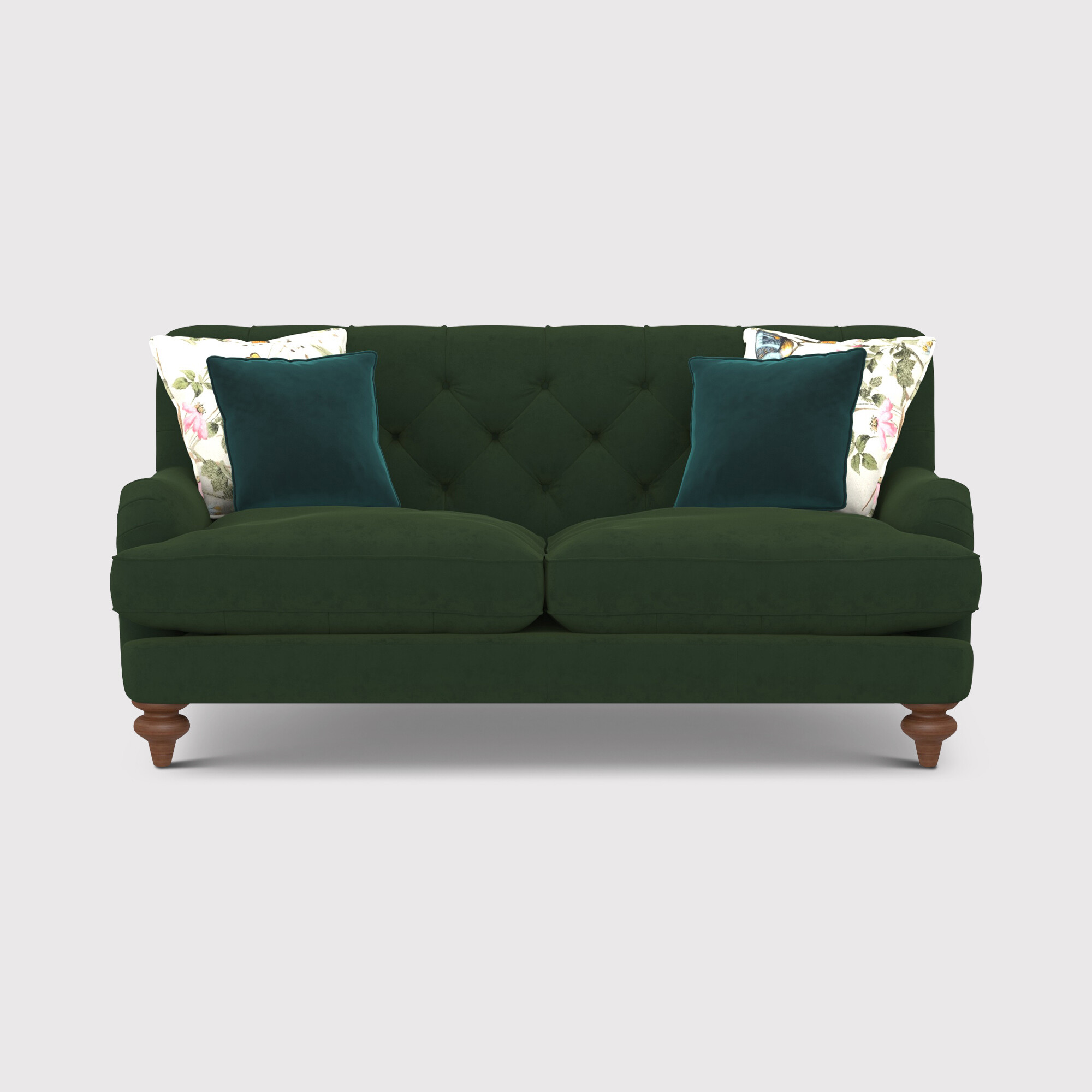 Windermere Medium Sofa, Green Fabric | Barker & Stonehouse