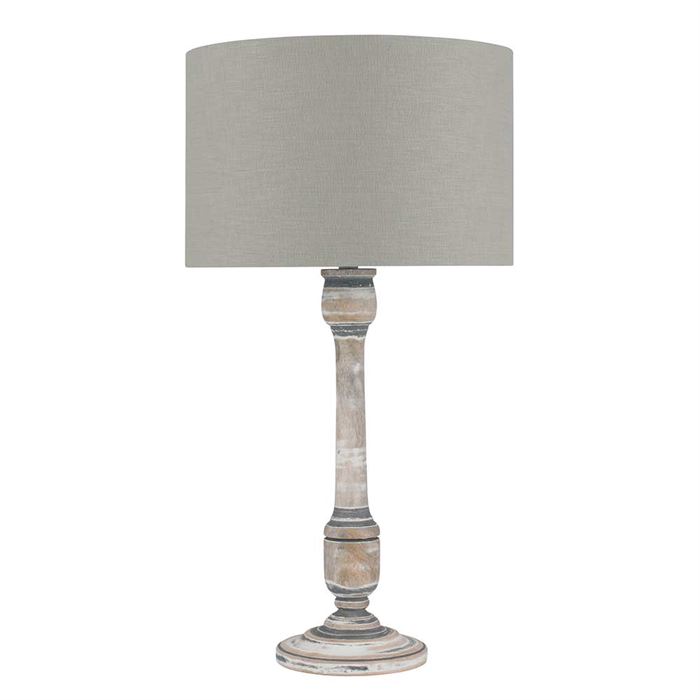 White washed on sale floor lamp
