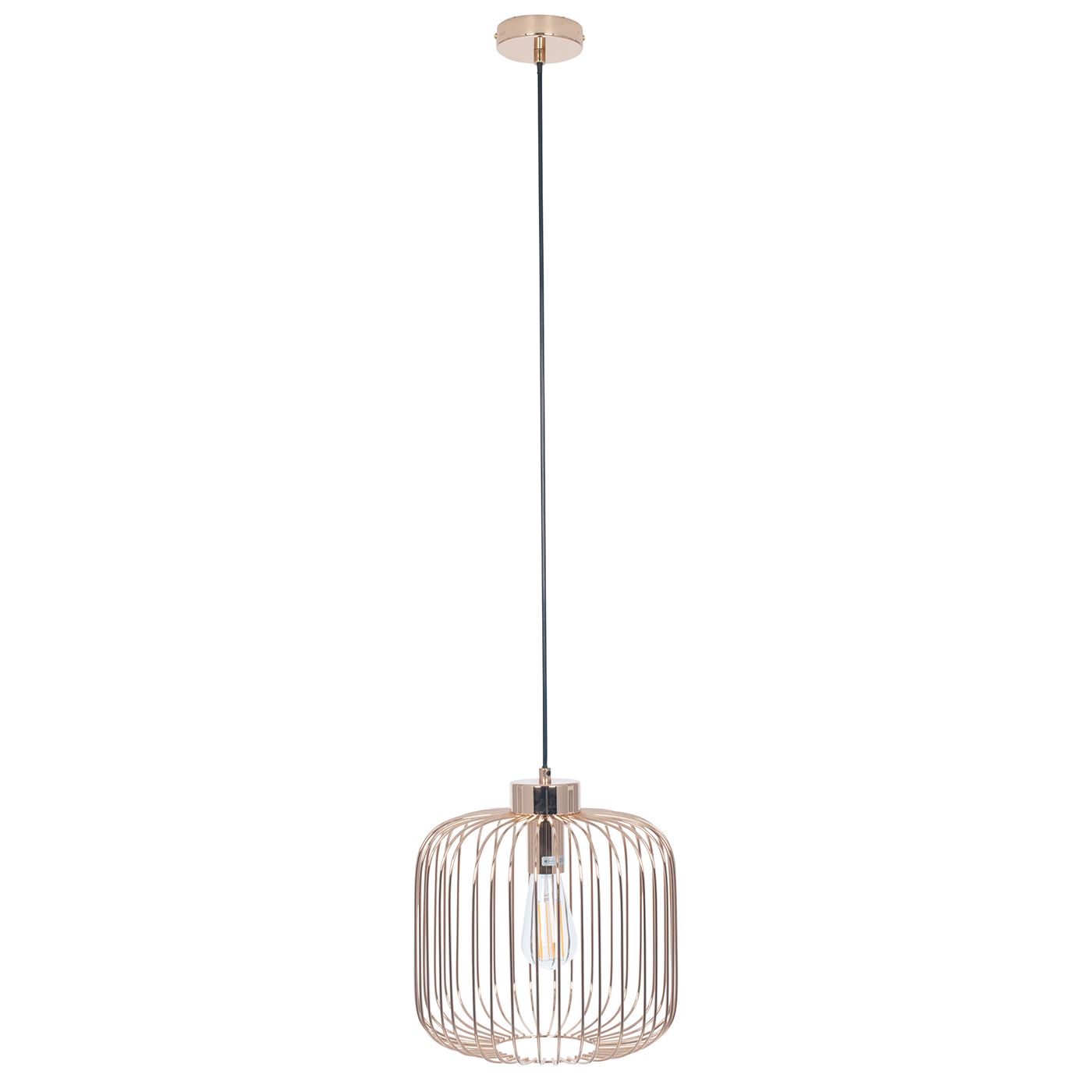 French Gold Metal Wire Pendant Light | Barker & Stonehouse