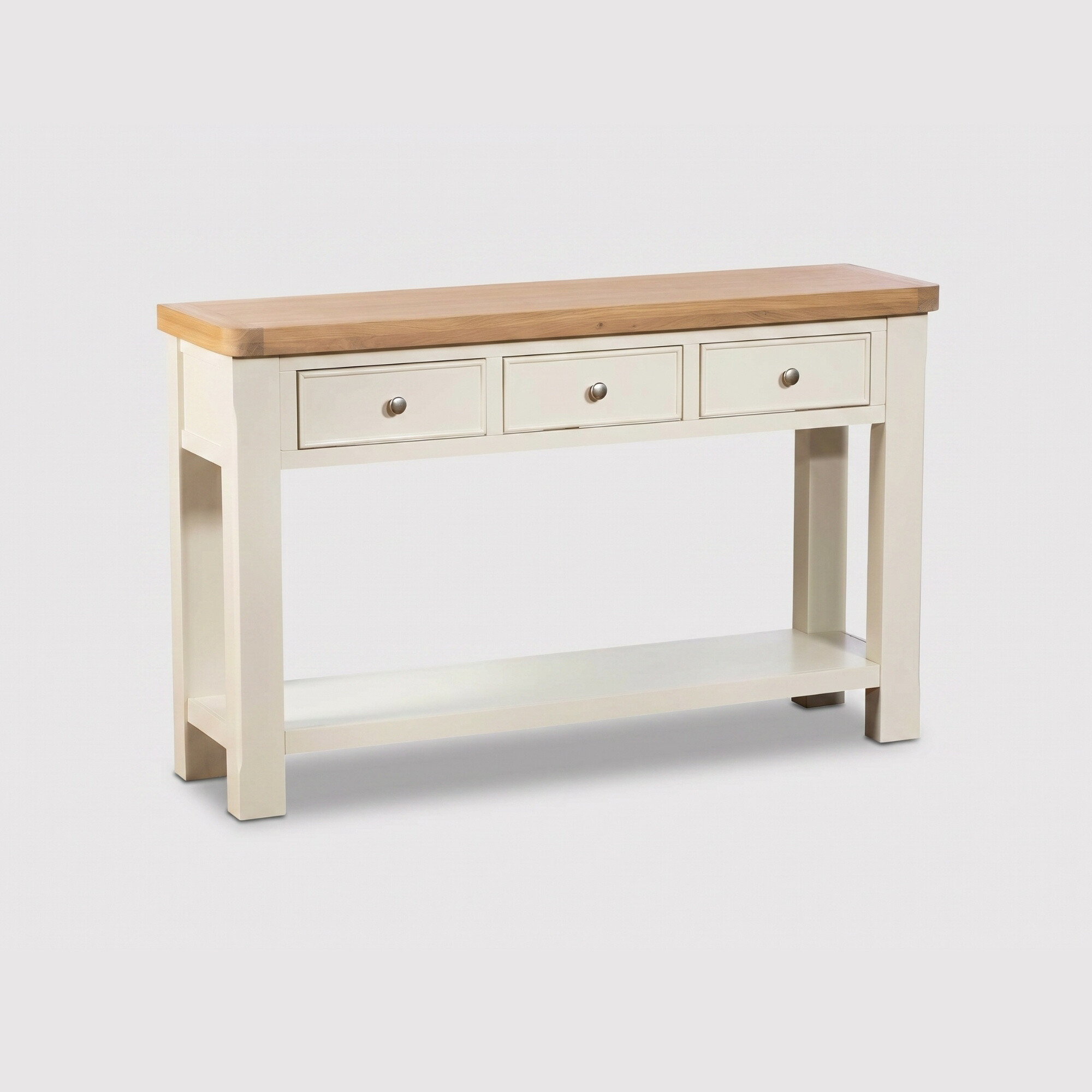 View Witney console table 130x80x35cm in neutral wood View Witney console table 130x80x35cm in neutral wood