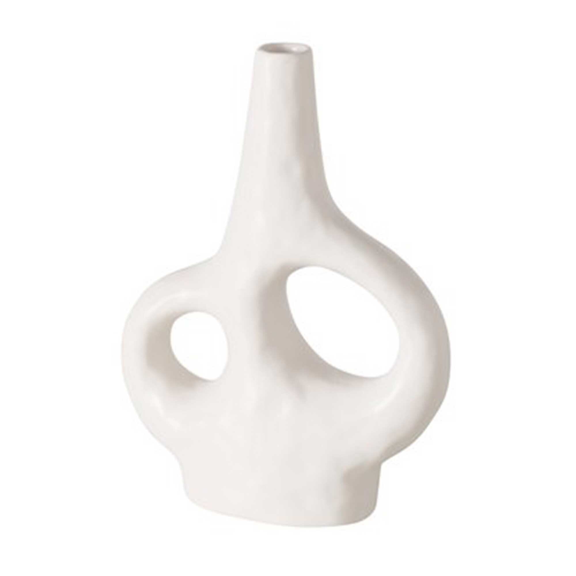 White Sculptural Vase Ceramic | Barker & Stonehouse thumbnail