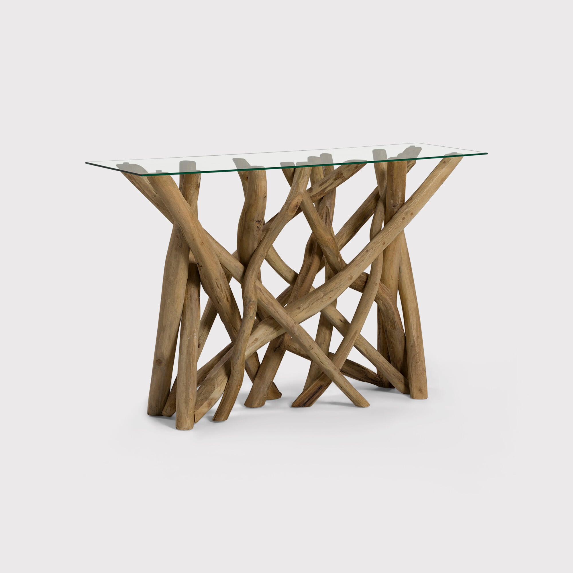 Wykeman console table in brown