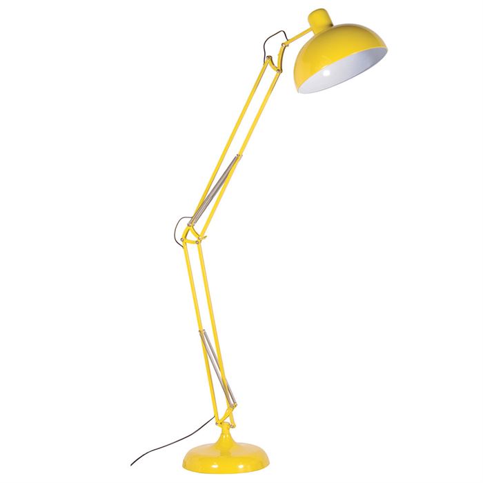 Yellow Angle Floor Lamp | Barker & Stonehouse