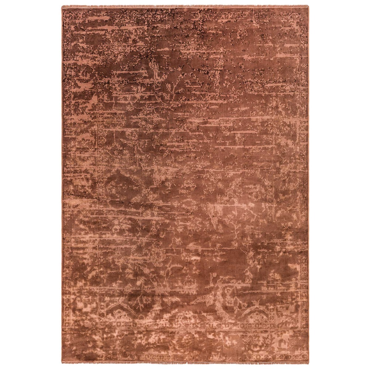 Zadana Rust 160x230Cm Rug, Square, Brown | W160cm | Barker & Stonehouse