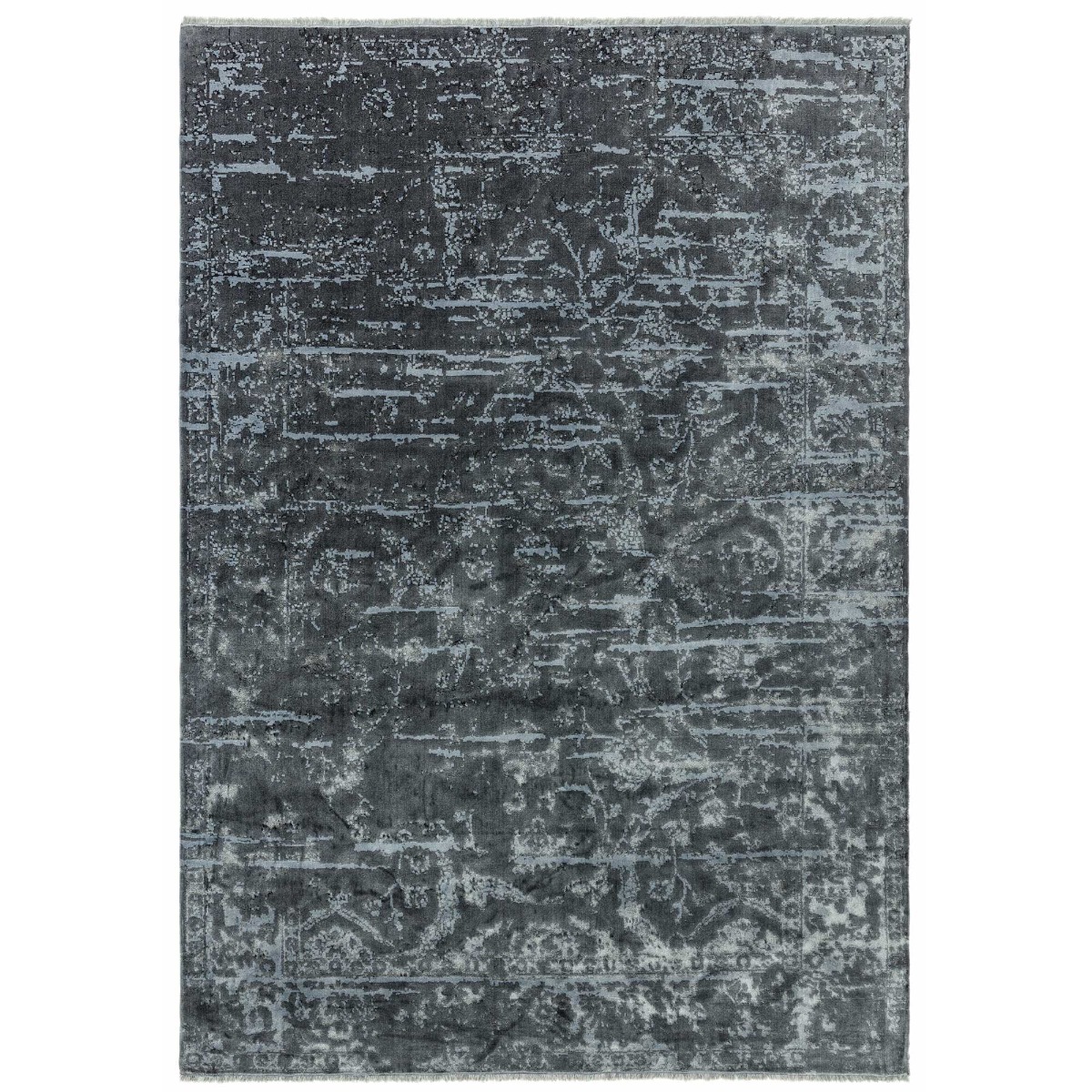 Zadana Charcoal 160x230Cm Rug, Square, Black | W160cm | Barker & Stonehouse