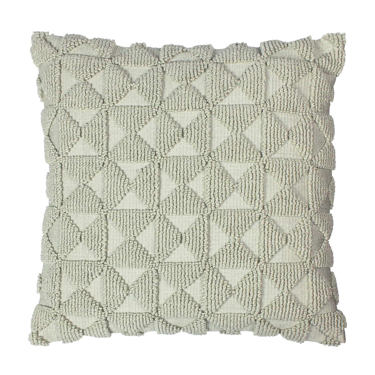 Zana Taupe Cushion, Square Fabric | Barker & Stonehouse