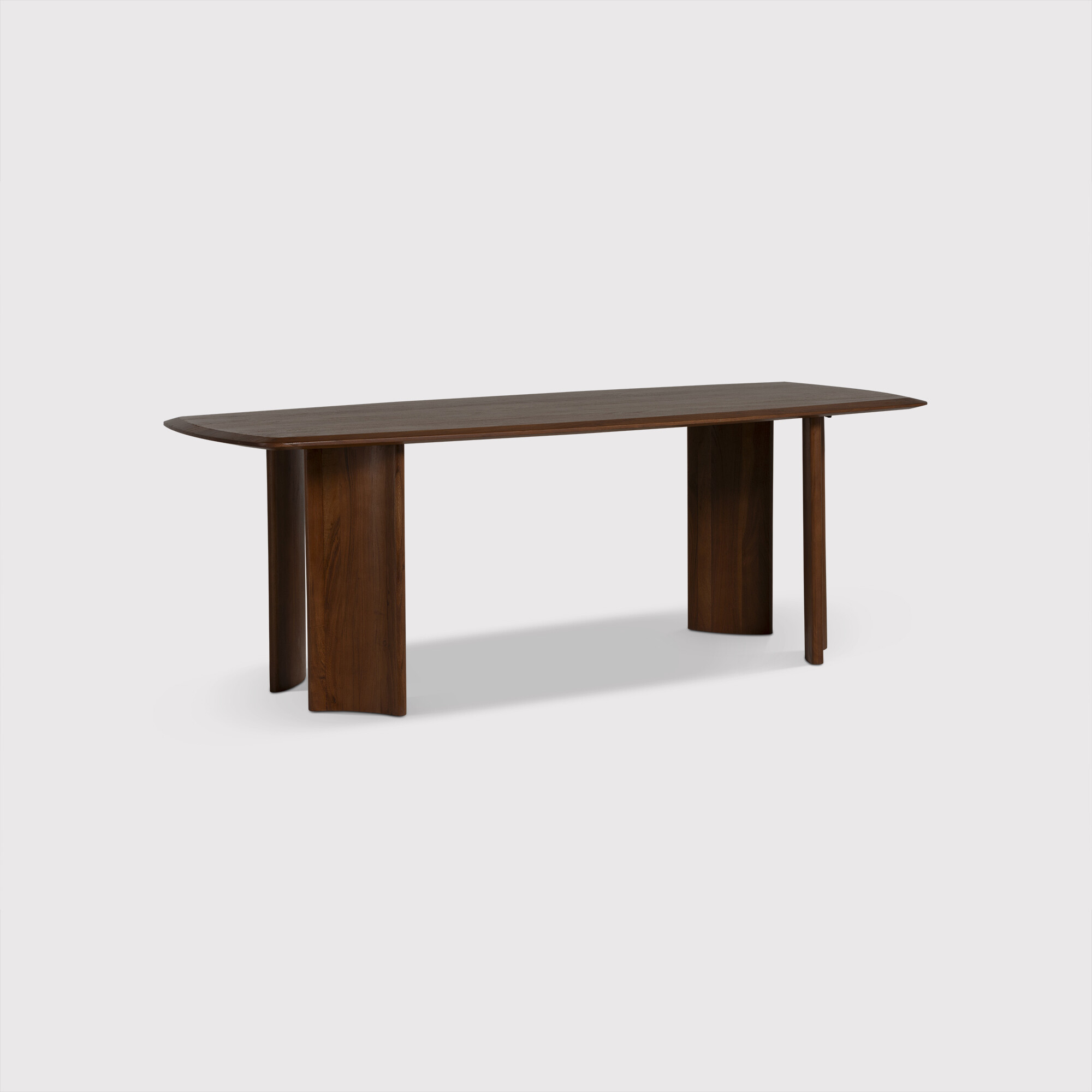 View Zerina dining table 220x100x76cm in acacia wood View Zerina dining table 220x100x76cm in acacia wood