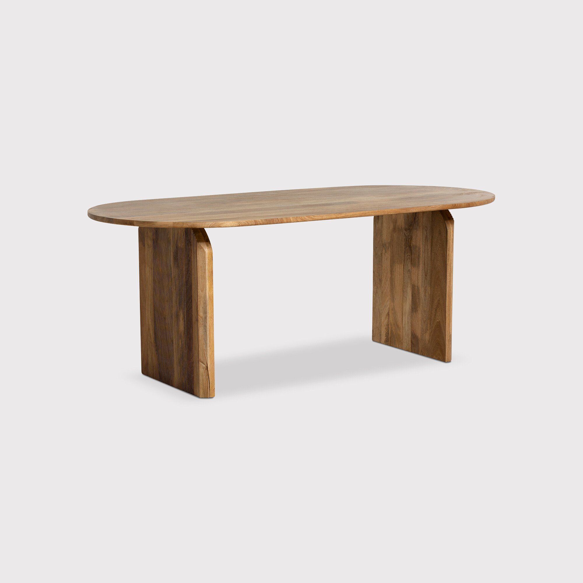 Zuberi Dining Table 200CM, Neutral Wood | Barker & Stonehouse
