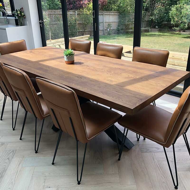 Barker and stonehouse oak dining table discount