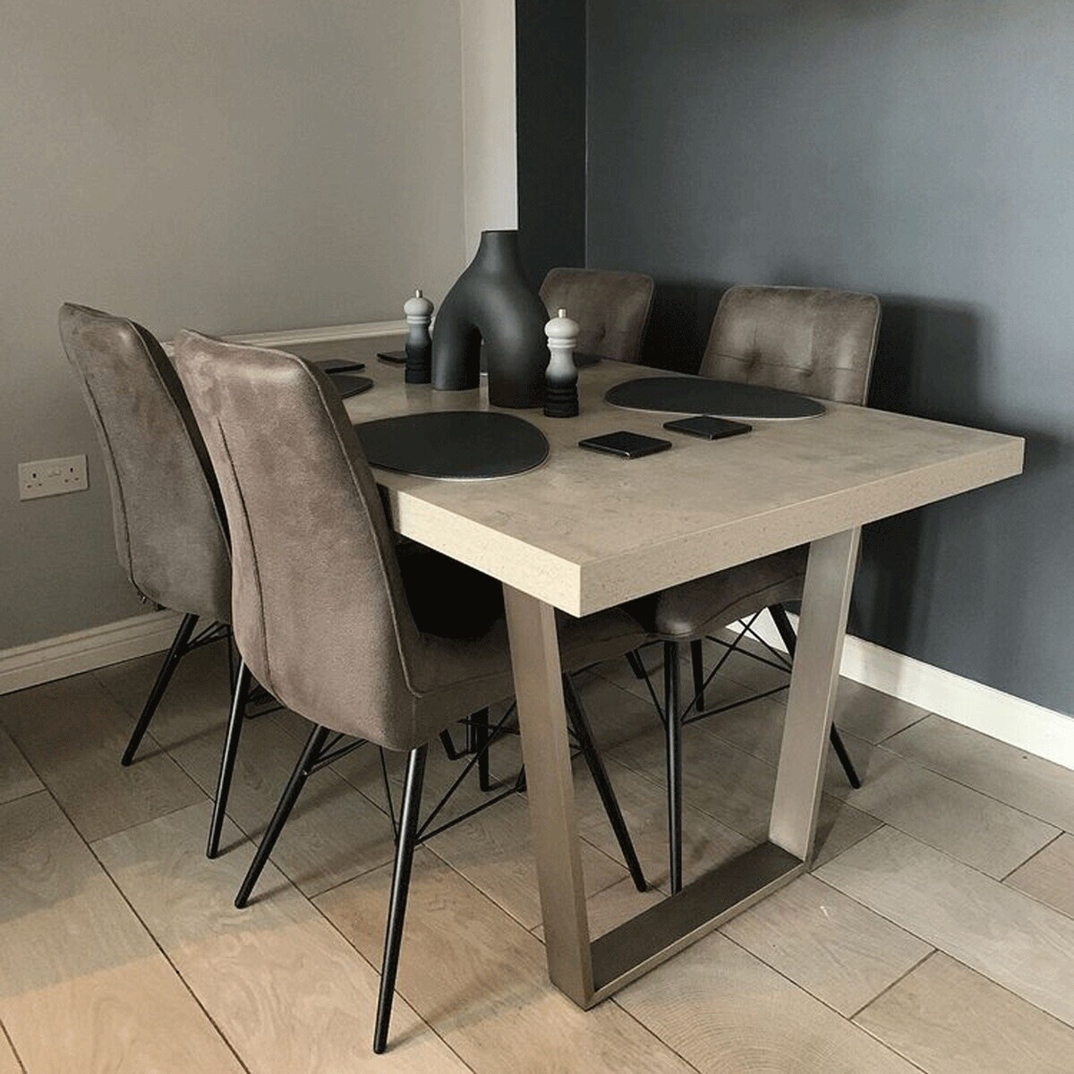 Barker and stonehouse store concrete dining table