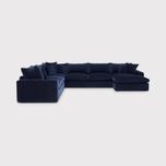 Alaska Velvet Modular 7 Seater Corner Sofa Barker Stonehouse