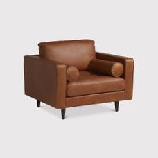 Top grain leather accent chair deals