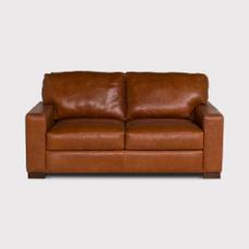 Acacia Brown Leather 2 Seater Loveseat Barker Stonehouse