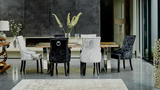 Caspian 6 store piece dining set