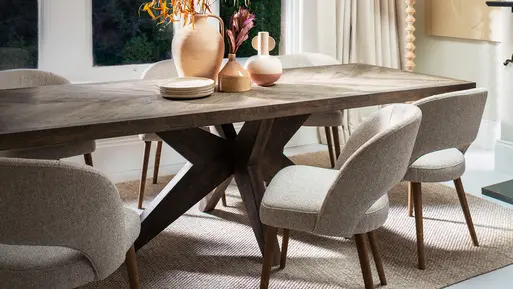 Barker and stonehouse top glass dining table
