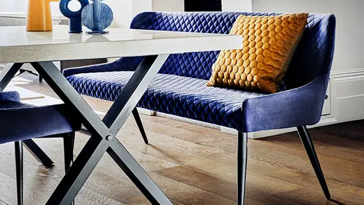 Fabric Upholstered Dining Benches Barker Stonehouse