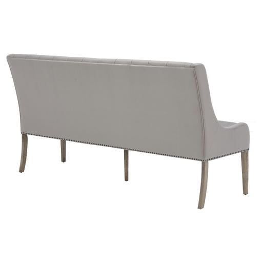 Curved upholstered cheap dining bench