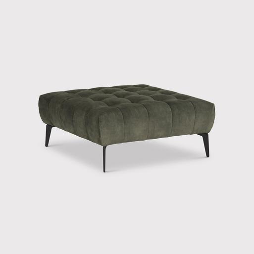 Dark green 2025 velvet footstool