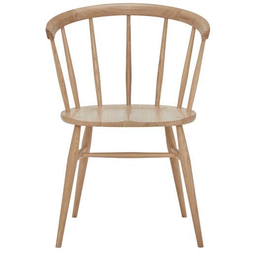 Ercol Heritage Wood Spindle Back Dining Tub Chair DM Natural