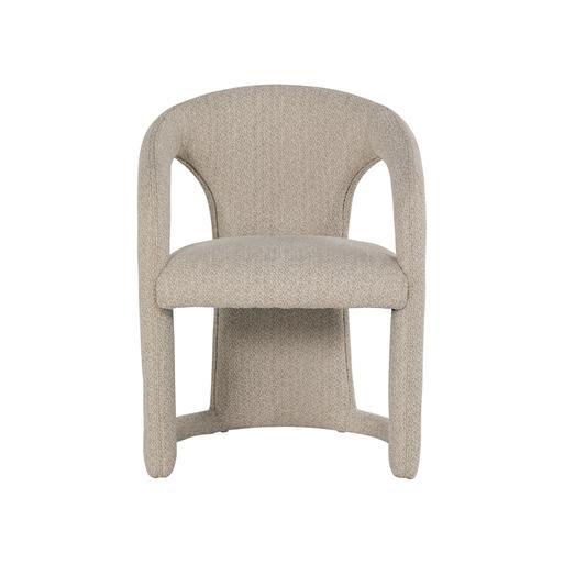Tribeca Beige Boucle Upholstered Dining Chair Barker Stonehouse