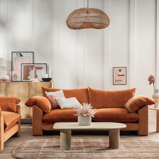 Loaf orange sofa deals