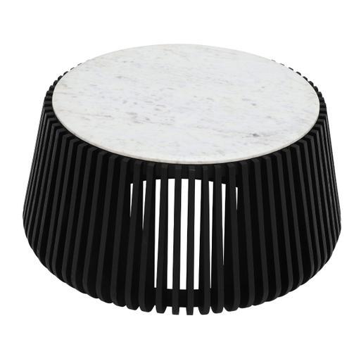 Nero white marble shop oval coffee table