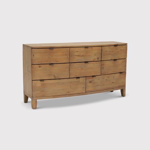Wood long store dresser