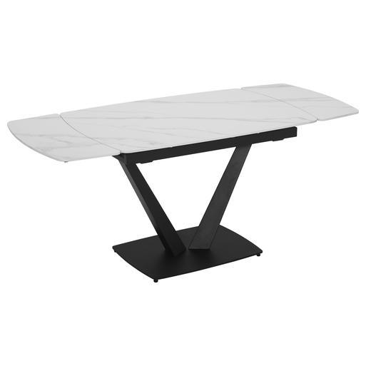 Echo Ceramic Marble Extending 120 180cm Dining Table Seats 4 6