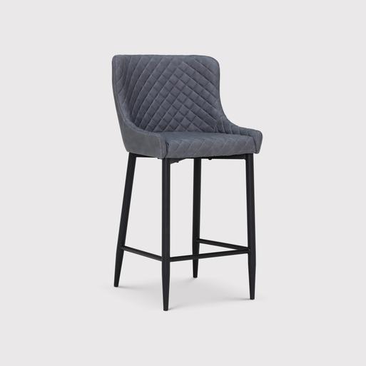 Quilted counter hot sale stool