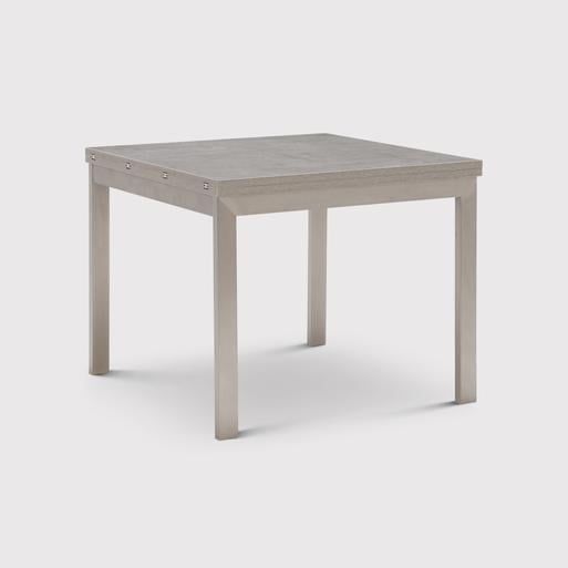 Flip top extending shop dining table