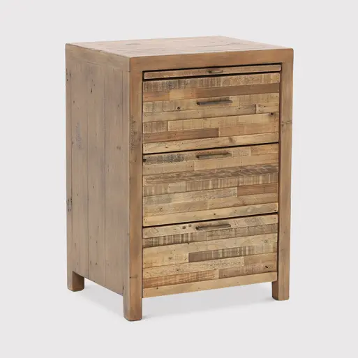 Reclaimed wood cheap 3 drawer dresser