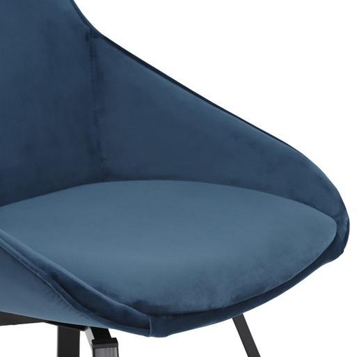 Nappa velvet sales swivel dining chairs