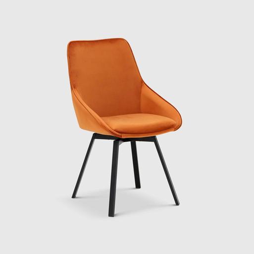 Orange metal dining chairs hot sale
