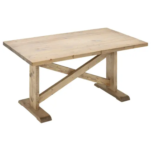 Unfinished shop dining set