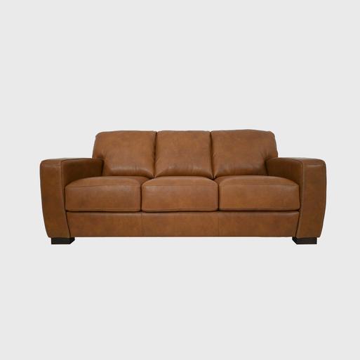 Clarke faux hot sale leather sofa bed