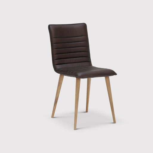 Wood and store upholstered chair