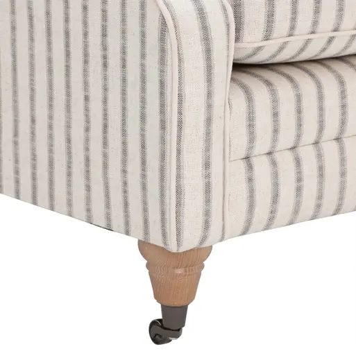 Beige striped accent clearance chair