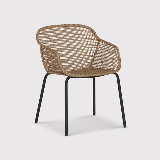 Diani Natural Woven Garden Dining Chair Barker Stonehouse