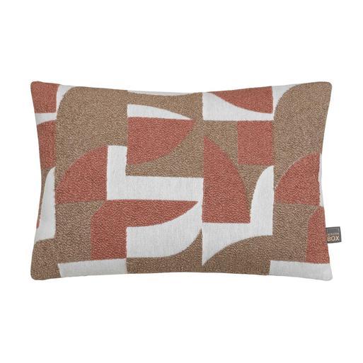 Rust top throw pillow