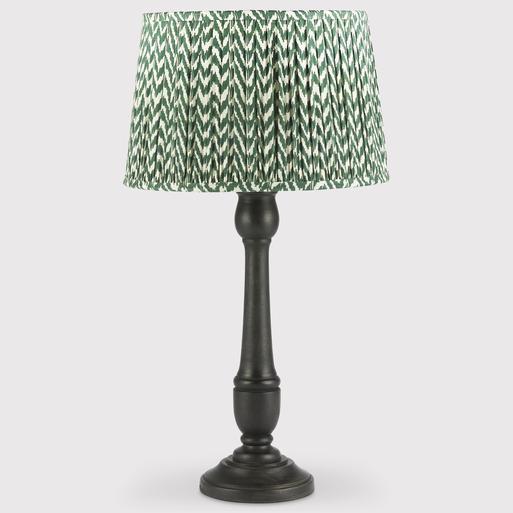 Dark green top table lamp shade